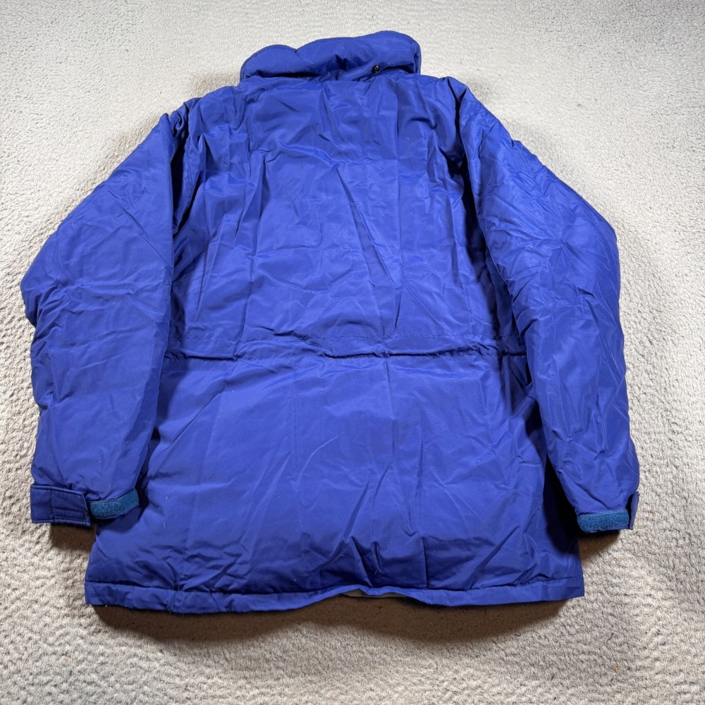 Vintage L.L.‎ Bean Penobscot Parka Jacket Womens Medium Blue Insulated Full Zip - Picture 2 of 8